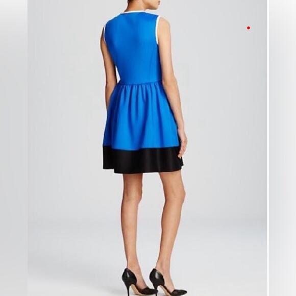 Kate Spade New York - Dive Right In cocktail dress sz 6 blue black white scuba - Picture 2 of 9